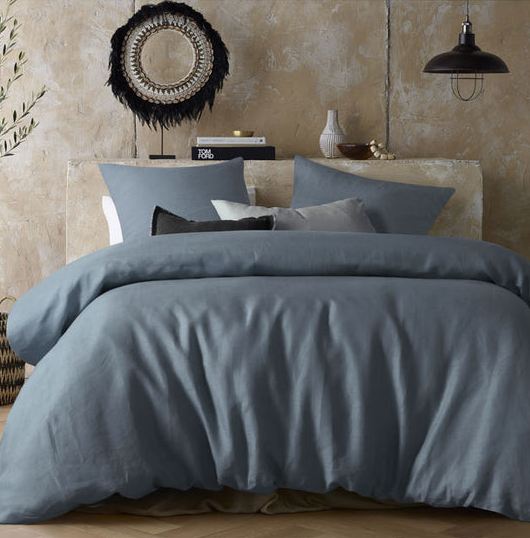 Hemp Eucalypt Quilt Cover   Queen