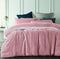 Cotton Velvet Smokey Rose Quilt Cover   Queen