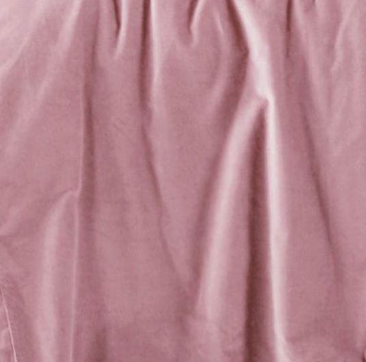 Cotton Velvet Smokey Rose Quilt Cover   King