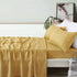 Olive Linen Sheet Sets   Single