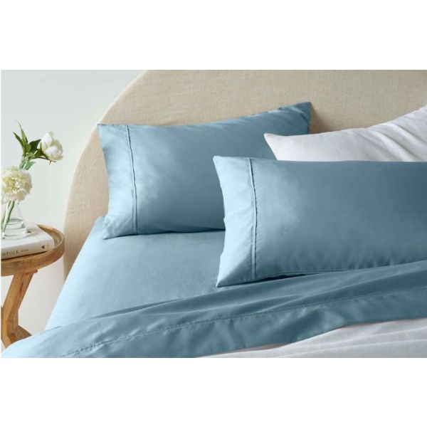 1900Tc Cotton Rich Blue Sheet Set   Queen