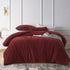 Cotton Velvet Rouge Quilt Cover   Queen