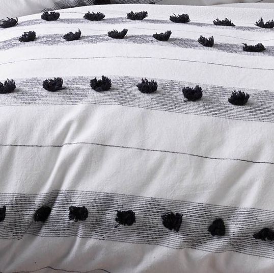 Serapian Black White Quilt Cover King