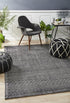 Allure Black Cotton Rayon Rug by Rug Culture - 400x300CM