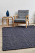 Atrium Barker Navy Rug by Rug Culture - 270X180CM