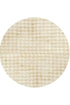 Bubble Natural Round Washable Rug  -100X100CM - ROUND