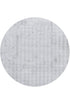 Bubble Silver Round Washable Rug  -100X100CM - ROUND