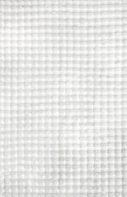 Bubble White Washable Rug  -140X70CM - RECTANGLE