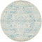 Evoke 253 White Blue Round   -200X200CM - ROUND
