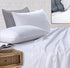 100% Egyptian Cotton Vintage Washed 500TC White 50 cm deep Mega King Bed Sheets Set