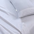 100% Egyptian Cotton Vintage Washed 500TC White 50 cm deep Mega King Bed Sheets Set