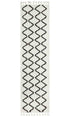Saffron 11 White Runner by Rug Culture - 400X80CM - RUNNER