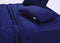 100% Egyptian Cotton Vintage Washed 500TC Navy Blue Single Bed Sheets Set