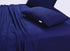100% Egyptian Cotton Vintage Washed 500TC Navy Blue Single Bed Sheets Set