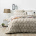 Medallion Cotton Vintage Washed Tufted Stone Quilt Cover Set by  King