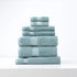Brentwood 650 GSM Low Twist 7 Piece Gray Mist Bath Set by