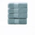 Brentwood 650 GSM Low Twist 4 Piece Bath Gray Mist Towel by