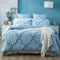 Moroccan 100% Cotton Chenille Vintage Washed Tufted Sky European Pillowcase by
