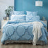 Moroccan 100% Cotton Chenille Vintage Washed Tufted Sky European Pillowcase by