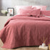Attwood Vintage Stone Washed Cotton Quilted Rose Coverlet Set by  Queen/King