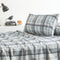 Heathered Plaid 175 GSM Egyptian Cotton Flannelette Sheet Set by  King