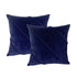 Trova Ink Twin Pack Cotton Velvet Cushion Polyester Filled by