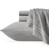 Strada Embroidered 1000 TC Egyptian Cotton Silver White Deep King Sheet sets