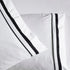 Cloud 1000 TC Egyptian Cotton White Charcoal Deep Queen Sheet sets