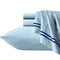 Strada Embroidered 1000 TC Egyptian Cotton Sky Navy European Pillowcase