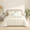 Dakota Beige Jacquard Super King Quilt Cover Set