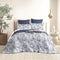 Delos Quilted Reversible Queen/King Coverlet Set