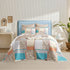 Amber Quilted Reversible Single/Double Coverlet Set