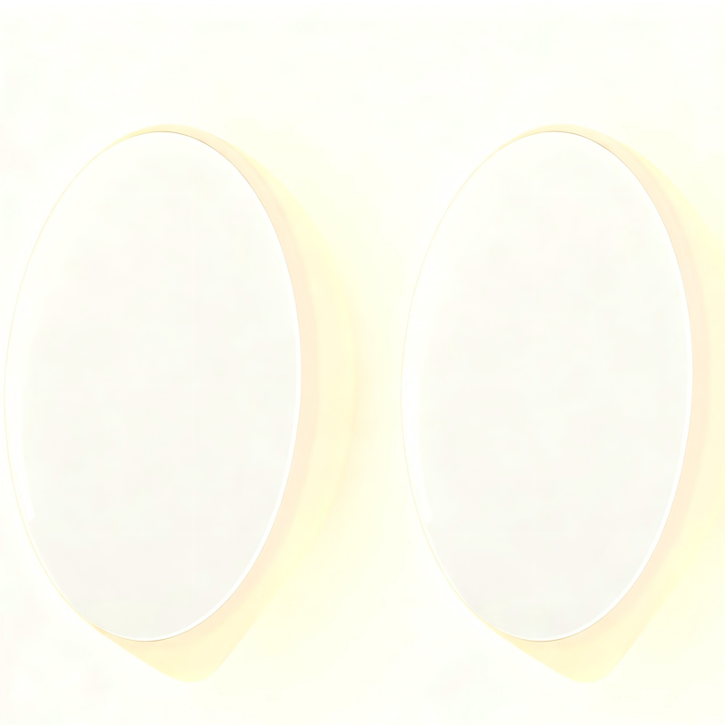 （Pack of 2）LED Motion Sensor Night Light Indoor, Cordless Battery Powered,Stick-on Warm White Light with Built-in Infrared Motion Detection, Sensor Light for Hallway,Bedroom