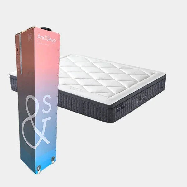 And Sleep Luna Queen Mattress – 5‑Zone Pocket Spring, Gel Memory Foam, Medium