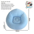 Inflatable Lazy Chair Portable Foldable Sofa Single Person Lazy Sofa Indoor - Purple - Size 01