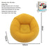 Inflatable Lazy Chair Portable Foldable Sofa Single Person Lazy Sofa Indoor - Purple - Size 01