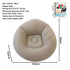 Inflatable Lazy Chair Portable Foldable Sofa Single Person Lazy Sofa Indoor - Purple - Size 01