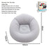 Inflatable Lazy Chair Portable Foldable Sofa Single Person Lazy Sofa Indoor - Purple - Size 01