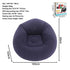 Inflatable Lazy Chair Portable Foldable Sofa Single Person Lazy Sofa Indoor - Rose - Size 01