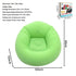 Inflatable Lazy Chair Portable Foldable Sofa Single Person Lazy Sofa Indoor - Rose - Size 01