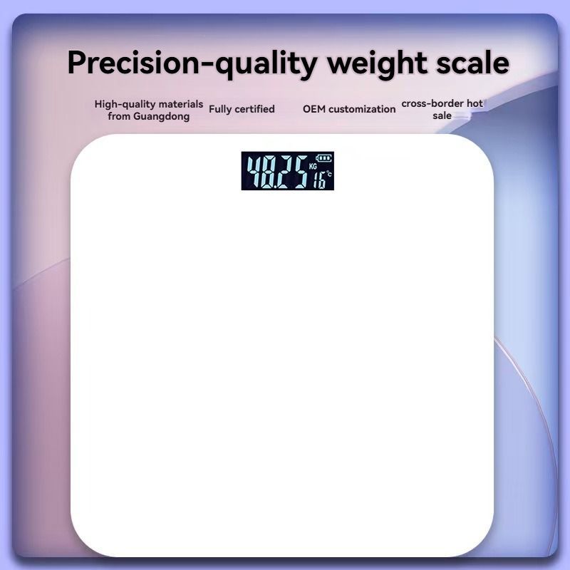 Bathroom Scale Digital Scale Step-On Scale High Precision Scale - Pink - Size 01