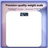 Bathroom Scale Digital Scale Step-On Scale High Precision Scale - Silver - Size 01