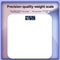 Bathroom Scale Digital Scale Step-On Scale High Precision Scale - White - Size 01