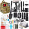 Survival Tool Kit 43-Piece Emergency Kit Outdoor Survival First Aid Kit Larger - Camouflage - Size 43 - piece set