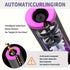 Gun - metal grey Black - gold color Black Automatic Hair Curler LED Temperature Display USB Rechargeable Curler Salon