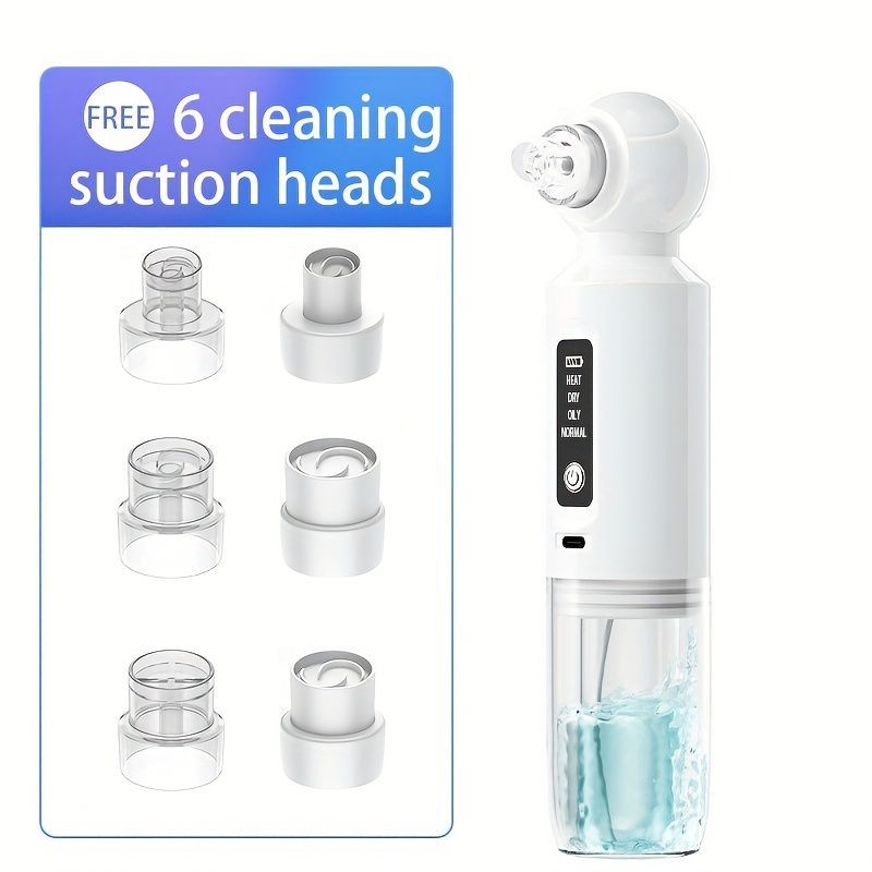 Blackhead Cleaner Vacuum Pore Cleaner Electric Blackhead Remover USB - White - Size 001