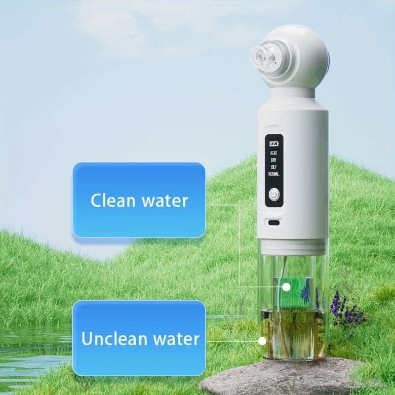 Blackhead Cleaner Vacuum Pore Cleaner Electric Blackhead Remover USB - White - Size 001