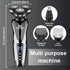 Men'S Electric Shaver 4-In-1 Shaver Multifunctional Shaver USB Charging Shaver - Black - Size 1168