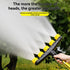 6-Head Garden Spray Nozzle Irrigation Hose Sprinkler Australian Garden Watering - Yellow - Size M