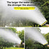 6-Head Garden Spray Nozzle Irrigation Hose Sprinkler Australian Garden Watering - Yellow - Size M